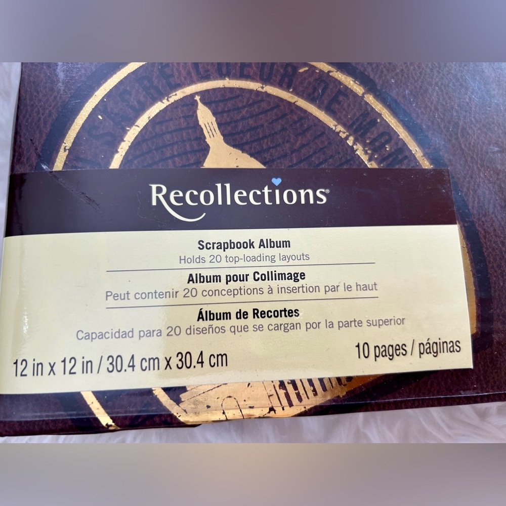 RECOLLECTIONS PARIS SCRAPBOOK ALBUM